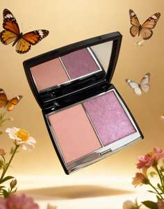 Paleta de Rubor de Doble Color, Acabado Brillante, Resistente al Agua, Fórmula en Polvo Suave y de Larga Duración, Certificación HALAL, Maquillaje para Piel Clara - Product Image 4