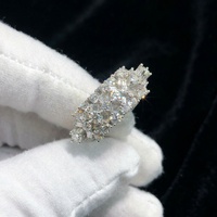 Bijoux de luxe sur mesure en argent sterling 925, bague en moissanite baguette couleur D VVS GRA pour femmes et hommes, cadeau d'anniversaire, fiançailles