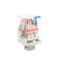 Asiaon AS28F Miniatur Epoxy Silver Alloy DPDT Relay Industri Serbaguna 8/11 Pin 5/10A 250VAC/30VDC 6-110VDC 6-240VAC