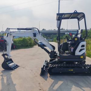 Livraison gratuite Mini-excavatrice de 2,5 tonnes CE EPA EURO 5 Mini-excavatrice sur chenilles 1 tonne 2 tonnes Excavatrice agricole chinoise - Product Image 3