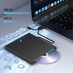 <span class=keywords><strong>Lecteur</strong></span> <span class=keywords><strong>Blu</strong></span>-<span class=keywords><strong>ray</strong></span> externe multifonctionnel 7-en-1 avec support de sac, graveur de disques 100G, compatible Windows, macOS, Linux - Product Image 5