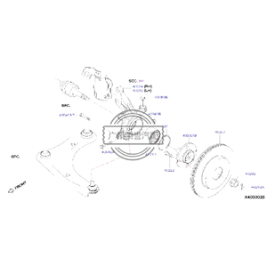 40014-5RF0A40014-5rf0a fusée de direction pour nissan kick 2018-2019 <span class=keywords><strong>et</strong></span> vice <span class=keywords><strong>versa</strong></span> 2020 l4 1.6l dohc droit avant droit - Product Image 1