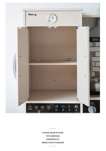 COMMIKI WWooden <span class=keywords><strong>jouet</strong></span> de <span class=keywords><strong>cuisine</strong></span> coréen <span class=keywords><strong>avec</strong></span> effets sonores légers distributeur d'eau réfrigérateur jeu de rôle ensemble de <span class=keywords><strong>cuisine</strong></span> pour enfants - Product Image 5