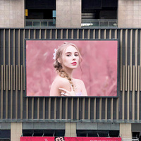 Écran LED d'affichage numérique de rue à installation fixe, panneau d'affichage électronique extérieur IP65, luminosité 6000 Nits, couleur pleine