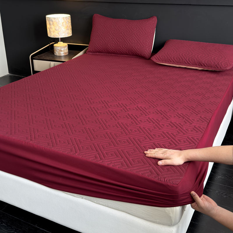 Drap-housse imperméable [rouge vin]