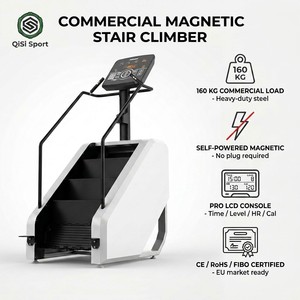 Escaladora Magnética Comercial Autopropulsada, 160 kg, de Alta Resistencia, para Gimnasio, con Pantalla LCD, Certificación CE, OEM - Product Image 6