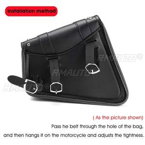 Alforjas Universales para Motocicleta, Bolsas Laterales para Herramientas, Bolsa de Almacenamiento de Equipaje para Motocicleta y Scooter, Bolsa Impermeable para Cafe Racer - Product Image 6