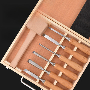 Ensemble d'outils de travail du bois de qualité supérieure Tailai: ciseaux et maillet essentiels pour le travail du bois fin et la menuiserie - Product Image 1