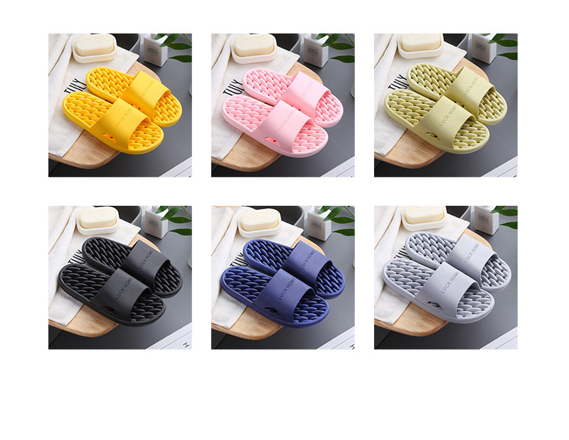 Wholesale Women and Men Home Slides Shoes Bathroom Indoor PVC Slippers