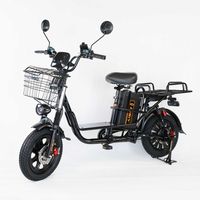 Vélo électrique de livraison de marchandises DSY 16" Monstr 800W 60V 20Ah Tank 900 à 3 vitesses avec batterie au lithium 48V