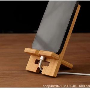 Wooden Phone Holder Bamboo <b>Tablet</b> <b>Stand</b> Adjustable Desktop Support <b>For</b> Smartphone And <b>Tablet</b> - Product Image 5