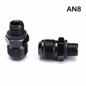 อะแดปเตอร์ข้อต่อท่อน้ำมัน CNC Machined AN8‑1/4NPS สำหรับการปรับเปลี่ยนประสิทธิภาพการส่งกำลังของ GM Turbo 350 400 200R - Product Image 1