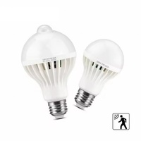 Ampoule de veilleuse automatique à détecteur de mouvement 5W 7W 9W 12W 15W, ampoule LED A60 avec détecteur de mouvement