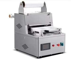Plateau automatique électrique conforme à la norme CE pour l'emballage alimentaire avec <span class=keywords><strong>machine</strong></span> de scellage de plateaux en film - Product Image 1