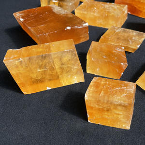 للبيع بالجملة ، لوح الكالسيت الطبيعي الخام ، سبار الأراضي الصفراء الخام - Product Image 4