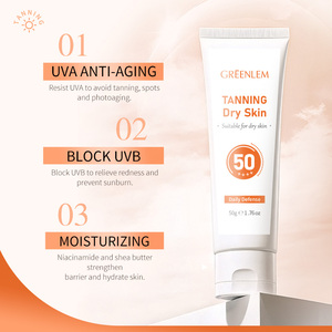 Crème Solaire Hydratante et Nourrissante Quotidienne pour le Visage et le Corps à l'Huile de Karité et à la Centella, Soin Peau Sèche, Marque Blanche - Product Image 4