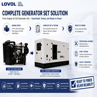 Moteur diesel industriel robuste SCDC LOVOL série 1004, 44-94 kW, 1500/1800 tr/min, 4 cylindres en ligne, 4 temps, pour applications de puissance