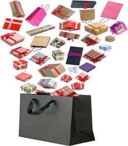 ถุงกระดาษหรูหราสำหรับร้านค้าปลีก บูติก ซูเปอร์มาร์เก็ต ห้างสรรพสินค้า - ปรับแต่งโลโก้ของคุณเองสำหรับบรรจุภัณฑ์เสื้อผ้า ชุดชั้นใน อาหาร - Product Image 3