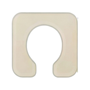 Ergonomic U-<b>Shaped</b> Seat Pad Contoured Toilet Seat Cushion <b>for</b> Wheeled Commode Chair U Form Commode Pad Replacement - Product Image 1