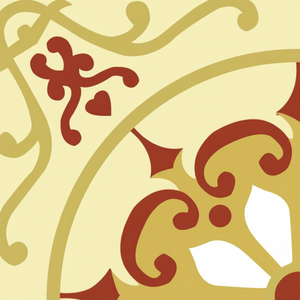 300x300mm carreaux de ciment en céramique à motifs traditionnels de différentes couleurs pour mur intérieur, sol anti-dérapant, antibactérien, brique réfractaire - Product Image 1