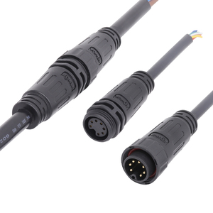 AOHUA Conector de Latón Chapado en Oro, Impermeable IP67, de Nylon PA66, para Controlador de Luz LED Exterior, M20, 2+3+4+5+6+7+8 pines, Conector Jack de 2+4 pines - Product Image 2