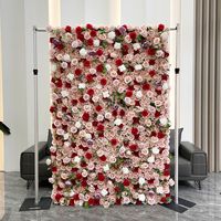 Großhandel Handgefertigte Realistische Seidenrosen 5D Blumenwanddekoration für Moderne Wohnraumgestaltung Hochzeit Weihnachten & Muttertag
