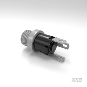 Connecteur XKB DC-025M-5A-2.0 Prise d'alimentation CC 2,0 mm à monter sur panneau 5A 12V ROHS pour équipement d'alimentation de circuits imprimés - Product Image 1
