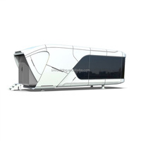 Kit de maison de villa modulaire de luxe bon marché de style moderne maison préfabriquée jauge minuscule maison d'hôtel en bois villa pour les vacances cabane