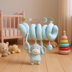 Mondo Bimbi Sonajero en Espiral Azul de 25 cm, Juguete para Bebés de 0+ Meses - Product Image 3