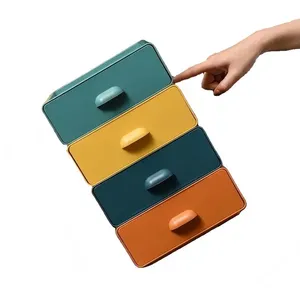 Kích Thước Nhỏ Stackable Nhà Văn Phòng Phẩm Văn Phòng Phẩm Ngăn Kéo Mỹ Phẩm Máy Tính Để Bàn Lưu Trữ Hộp Khuôn Ép Nhựa Khuôn Mẫu Nhà Sản Xuất - Product Image 3