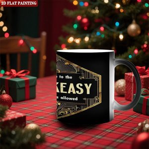 Magic Color Changing <b>Ceramic</b> Mug 11oz Frosted Black Heat Sensitive Home Kitchen <b>Cup</b> - Product Image 2