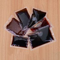 Sacs sous vide transparents thermoscellables avec impression en héliogravure pour sauces, salades, lait, aliments pour animaux de compagnie