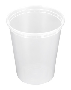 Plastic Deli <b>Containers</b> with Lids 8oz 16oz 32oz Leakproof BPA Free Microwave Safe Food Storage Made in Vietnam - Product Image 3