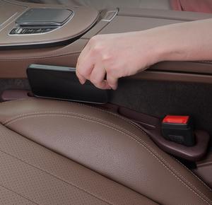 Strip pengisi celah kursi mobil Universal, kotak penyimpanan penata celah kursi mobil Anti jatuh bahan EVA tahan air tipe sisipan lembut - Product Image 3