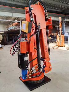 מנוף כננת הידראולי חשמלי נייד 2 טון עם שלט רחוק למשאיות, בנייה וחקלאות, הרמה סיבובית 360 מעלות - Product Image 6