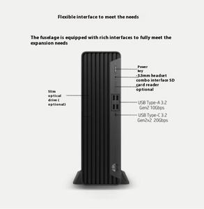 Ordinateur de <span class=keywords><strong>bureau</strong></span> HP EliteDesk 600 G9 avec processeur Intel Core i5-13500 de 13e génération, 8 Go de RAM DDR5 et disque dur de 1 To - Product Image 5