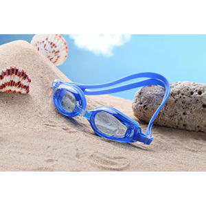 Gafas de natación para adultos, antivaho, lentes de policarbonato, marco de silicona, para uso en piscina y playa - Product Image 1
