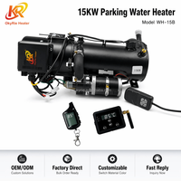 Chauffe-eau de stationnement liquide 15KW pour moteur diesel 12V 24V avec télécommande et interrupteur LCD pour camion, camping-car, bateau – Direct Usine