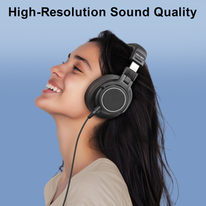 New Bee Có Dây Hơn Tai Tai Nghe Hi-Res Studio Màn Hình Trộn DJ Stereo Tai Nghe Với 3.5Mm 6.35Mm Jack - Product Image 2