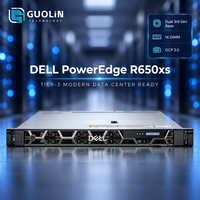 Server Rak Dell PowerEdge R650xs 1U Asli, Dual Intel Xeon Scalable Generasi ke-3, DDR4, 10x 2.5 SAS SSD, Server Host Database Cloud