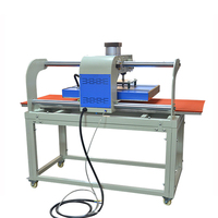 Fábrica directamente automática abierta 60*80cm estación doble máquina de prensa de calor vinilo camiseta logo máquina de impresión