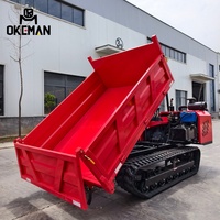Neuer OKEMAN 5 Tonnen Diesel Euro 5 Linkslenker Raupentransporter Geländegängiger Mini-Raupenkipper 57PS für Landwirtschaft/Bauarbeiten Weltweit Beliebt