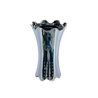 Diffuseur d'huiles essentielles portable rechargeable du Moyen-Orient avec chauffage électroplaqué coloré et parfum, design ondulé amincissant la taille