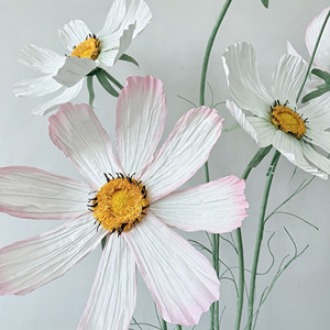 Rama Individual de Margarita Artificial <span class=keywords><strong>Cosmos</strong></span>, Tamaño y Colores Personalizados, Flor de Papel de Lujo para Eventos y Celebraciones Premium - Product Image 3