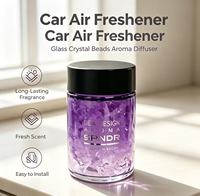 Diffuseur de parfum luxueux en perles de verre décoratives, éliminateur d'odeurs et parfum longue durée pour la décoration de la voiture et de la maison