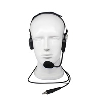 Haut-parleur à conduction osseuse de haute qualité avec casque microphone flexible