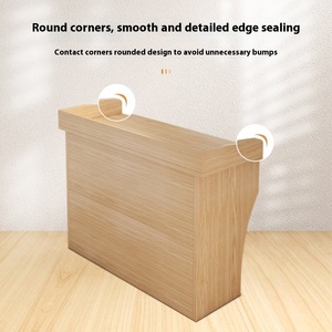 Tavolo da tavolo con podio con parola di parola Casual e moderno della Reception tavolo di benvenuto per la stazione di guida dello Shopping che ospita la Console da tavolo - Product Image 4