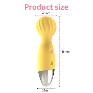 Hochwertiger Mini-Vibrator Massagestab 12 Frequenzmodi Klitoris-Stimulator USB-Aufladbarer Vibrator Sexspielzeug - Product Image 6