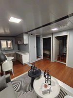 Maisons préfabriquées de luxe modernes, design extensible pratique pour une utilisation en extérieur, pour villas, appartements, bureaux
