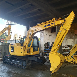 Excavatrice Komatsu PC128 d'occasion, 12,8 tonnes, moteur Cummins, pompe hydraulique Kawasaki, moteur d'origine japonaise, 1200-2000 heures, 90% neuve - Product Image 1